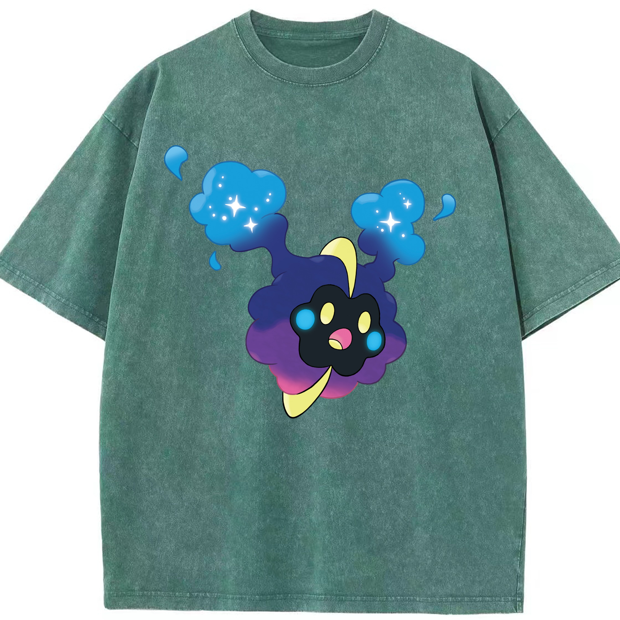 （画像用） ポケットモンスター Pokémon 綿100% ヴィンテージ風 半袖Tシャツ（フロントプリント）